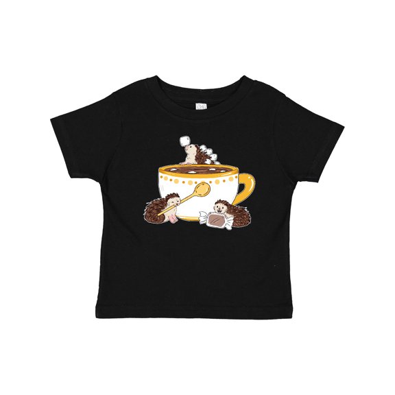 Inktastic Cute Hot Chocolate Hedgehogs Boys or Girls Baby T-Shirt