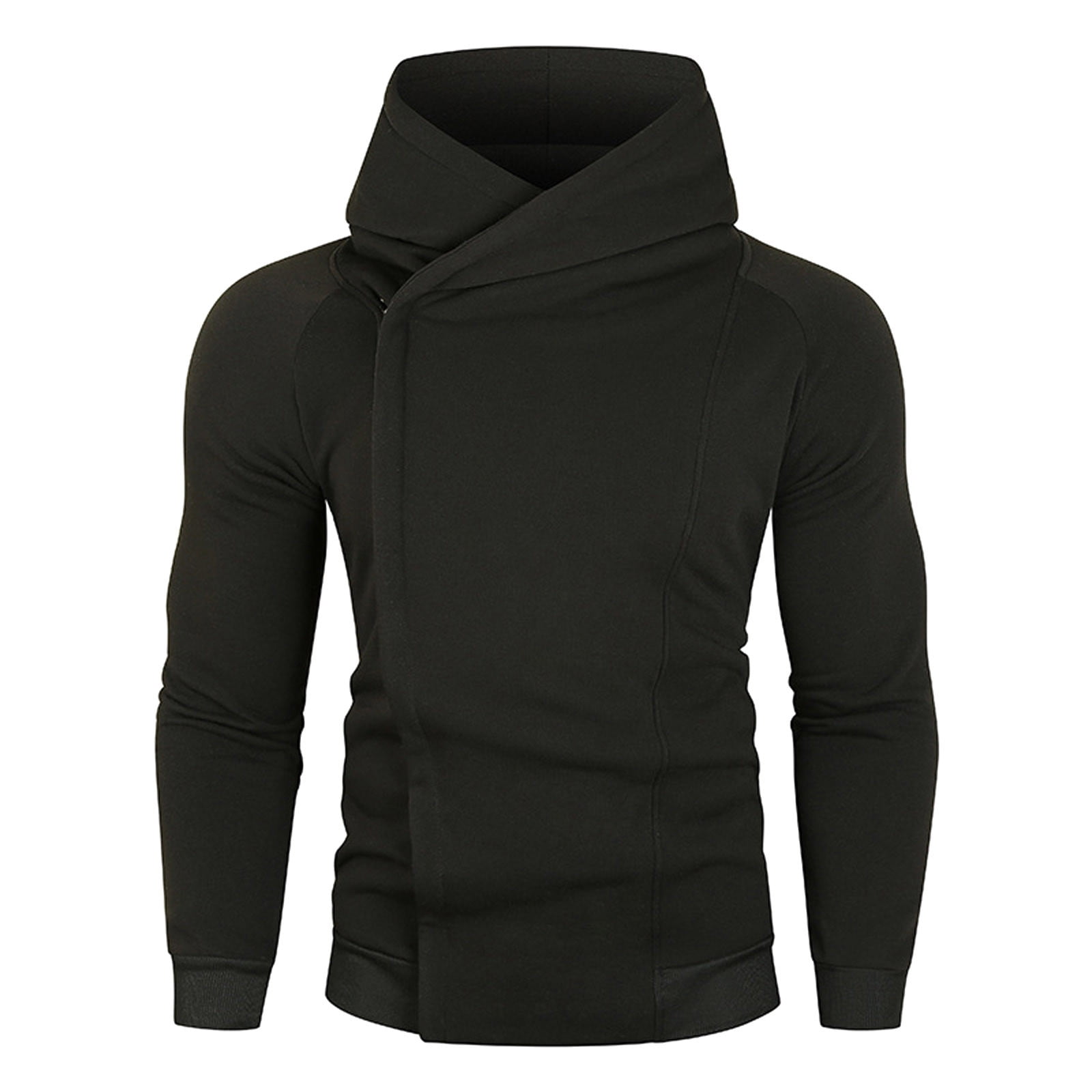 Sudaderas de hombre para hombre con cremallera lateral de manga