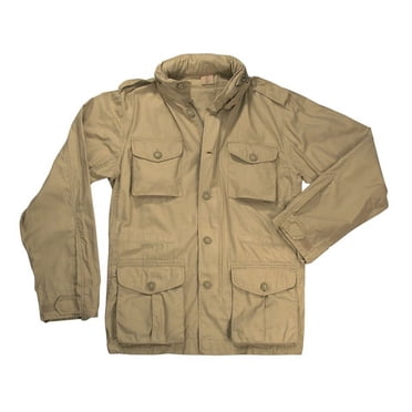 Rothco M-65 Woodland Camo Field Jacket With Liner – Unisex Military Coat Zip Closure