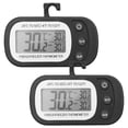 thumbnail image 1 of Digital Frigerator Thermometer 2 Pack, Waterproof Fridge and Freezer Thermometer, Thermometer Refrigerator with Large LCD Screen, Stand and Magnetic Back for Room Kitchen, 1 of 6