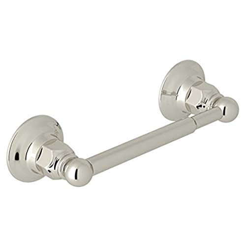 Rohl Toilet Paper Holder With Spring Loaded Roller in Polished Nickel - ROT18PN