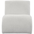 thumbnail image 5 of Meridian Furniture Mulberry Cream Boucle Fabric Accent Chair, 5 of 8