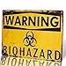 thumbnail image 3 of dingleiever- Warning Biohazard Hazard Sign Hazard Labels Novelty Metal Sign, 3 of 4