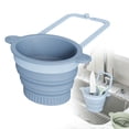 thumbnail image 2 of Sink Colander, Silicone Faucet Hanging Strainer, Collapsible & Foldable Drain Basket for Sink, Hanging Food Catcher with Faucet Clip, Collapsible Sink Filter for Dish Sponges, Food Waste Catching, 2 of 7