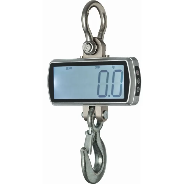 Báscula de grúa digital compacta de alta resistencia 2000 lb 1000 kg pantalla táctil LCD