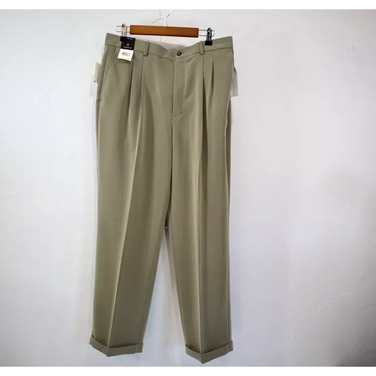 Claiborne men's pants pleated hot sale