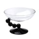 thumbnail image 1 of Cuenco de postre de vidrio Taza de helado Decoración de cuentas Taza de postre multifuncional para Negro, 1 of 9