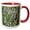 Red/White, variant on 3drose, Pretty Lavendar Flowers, 15oz Mug