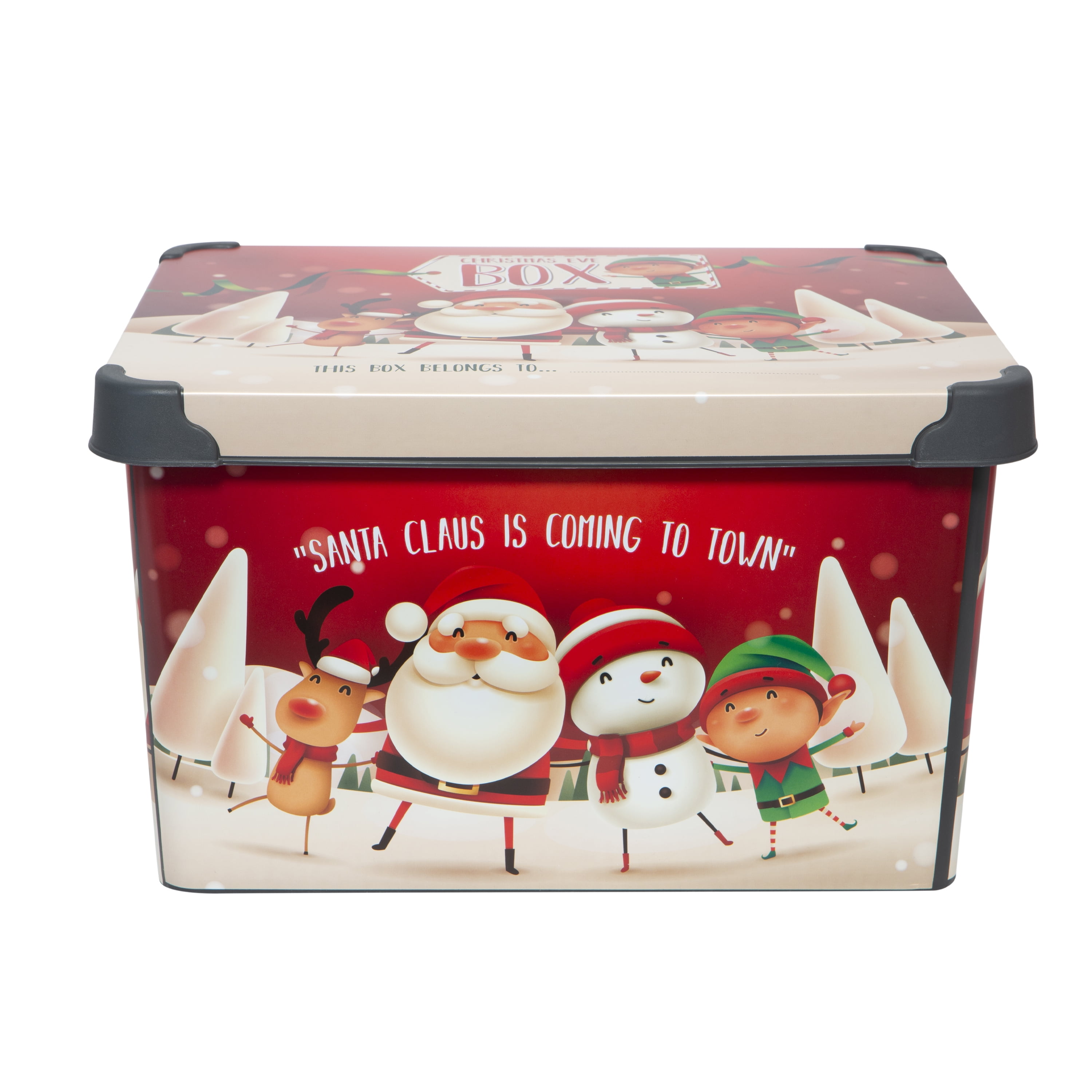 Simplify Happy Christmas Storage Tote Bin