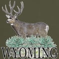 thumbnail image 4 of CafePress - Wyoming Buck Dark T Shirt - Men's Classic Graphic Cotton T-Shirt, 4 of 5