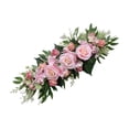 thumbnail image 4 of Arco de boda artificial Garland de flores de flores, decoración floral de bienvenida Arreglo floral, botín de flores para la fiesta de la pared del Rosa oscuro, 4 of 8