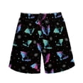 thumbnail image 3 of Binienty Men's Board Shorts Swim Trunks With Gradient Bat Pattern - Quick Dry for Summer Beach Vacation and Water Activities, 3 of 10