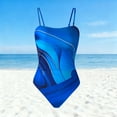 thumbnail image 2 of Enjoytime Womens Swimsuits Printed Slimming Tummy Control One Piece Swimsuit Modest Bathing Suit Sporty Swimwear, 2 of 8