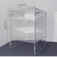thumbnail image 1 of JOYLOVE-mesa de centro nórdica Simple de doble capa, mesita de noche transparente de acrílico Ins, mesa auxiliar, armario de té pequeño para el hogar, 1 of 4