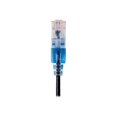 thumbnail image 3 of Monoprice SlimRun - Patch cable - RJ-45 (M) to RJ-45 (M) - 30 ft - UTP - CAT 6a - booted, snagless - black (pack of 10), 3 of 7