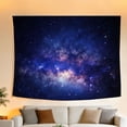 thumbnail image 5 of FLASHLUMI 90"×70" Tapestry, Galaxy Tapestry, Decorative Wall Hanging for Bedroom Living Room Office Home Decor, 5 of 8