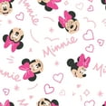 thumbnail image 5 of Lambs & Ivy Disney Baby Minnie Mouse Love White/Pink Heart Fitted Crib Sheet, 5 of 5
