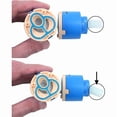 thumbnail image 4 of 2 Pack Ceramic Replacement Faucet Cartridge for Kitchen Water Mixer Tap - 35mm, 4 of 5