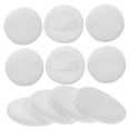 thumbnail image 3 of BRIGHTFUFU 12Pcs White Rounded Cosmetic Puff Soft Cotton Makeup Pad Portable and Safe for Face, 3 of 8