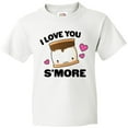 thumbnail image 3 of Inktastic Valentines Day I Love You S'more with Pink Hearts Youth T-Shirt, 3 of 5
