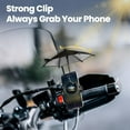 thumbnail image 5 of Strong Clip Phone Umbrella for Sun, Mini Tanning Shade Cover for Cell iPhone/Android (Black), 5 of 7
