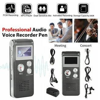 Voice Recorder 16GB Voice Recorder with Playback for Lectures