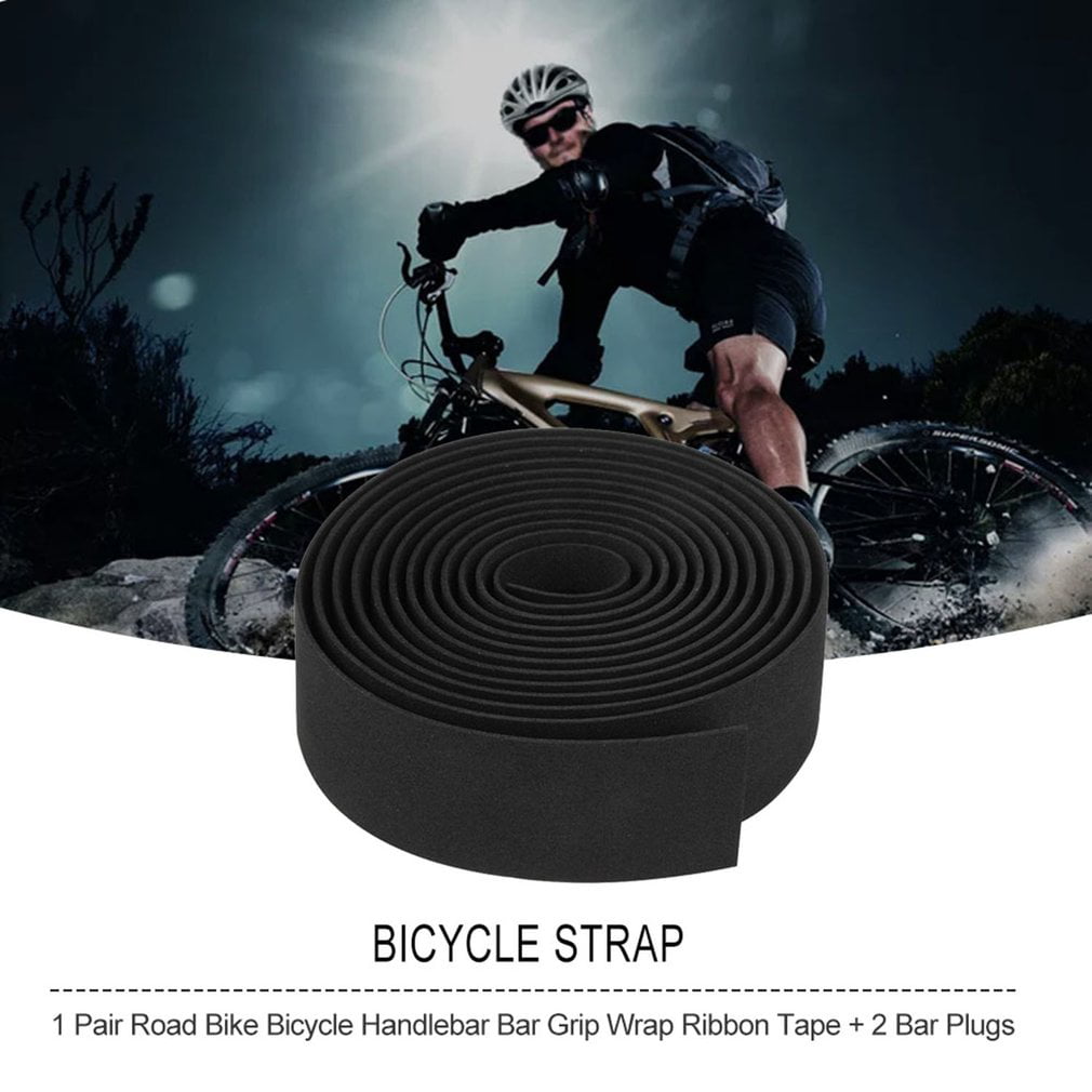 2 Bar Plugs Details about   Cycling Road Bicycle Bike Cork Handlebar Bar Grip Wrap Tape Ribbon 