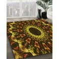 thumbnail image 2 of Ahgly Company Indoor Square Patterned Blood Night Red Area Rugs, 3' Square, 2 of 6