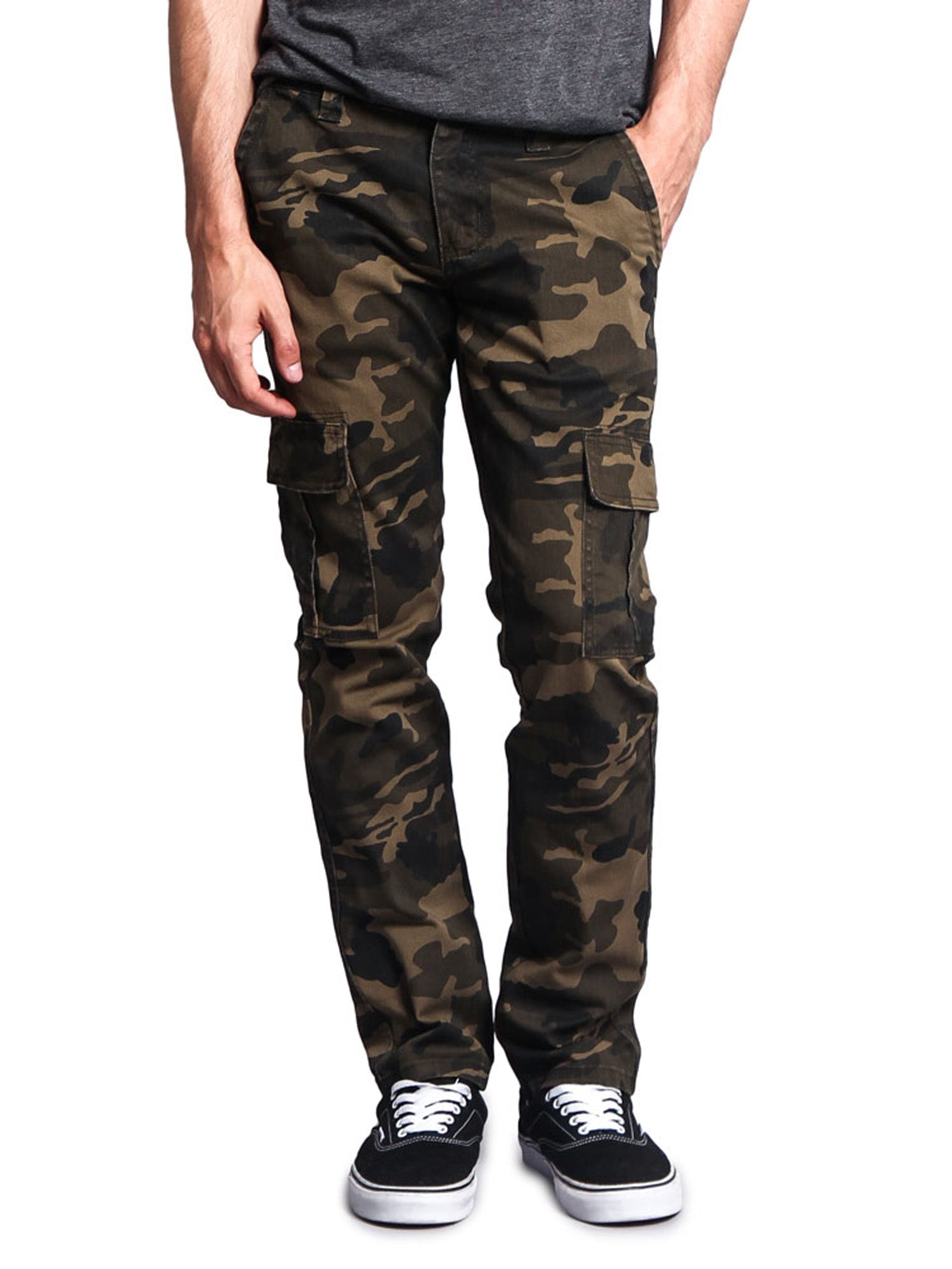 oversvømmelse industrialisere Sommetider Victorious Men's Camo Cargo Skinny Pants - Camo - 30/32 - Walmart.com