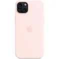 thumbnail image 2 of For iPhone 15 Silicone Case with MagSafe, Light Pink, 2 of 5
