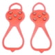 thumbnail image 3 of Crampones antideslizantes con 5 dientes, agarre fuerte, duraderos, 5 dientes, cubierta para zapatos de escalada de invierno, 1 par/set, 3 of 8