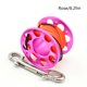 thumbnail image 2 of Mantenga el carrete de bobo de buceo Reel portátil Color sólido Poliéster Reeles Pesca de freedivismo Accesorios submarinos con gancho de doble extremo Rose Red 15m Speravity  OD003289-14, 2 of 7