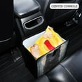 thumbnail image 3 of Qxltty Dark Forest Wolf King Car Dumpster Collapsible Rear Seat Suspension Trash for Front Seat Center Console in Vehicle, 3 of 8