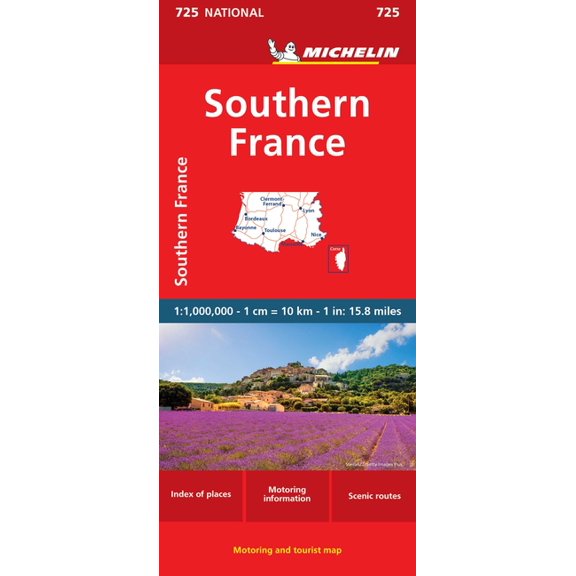 Michelin Southern France Map 725: 9782067171213