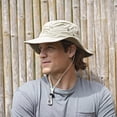 thumbnail image 6 of Panama Jack Boonie Fishing Hat - Lightweight, Packable, UPF (SPF) 50+ Sun Protection, 3" Floating Brim (Khaki/Navy, X-Large), 6 of 6