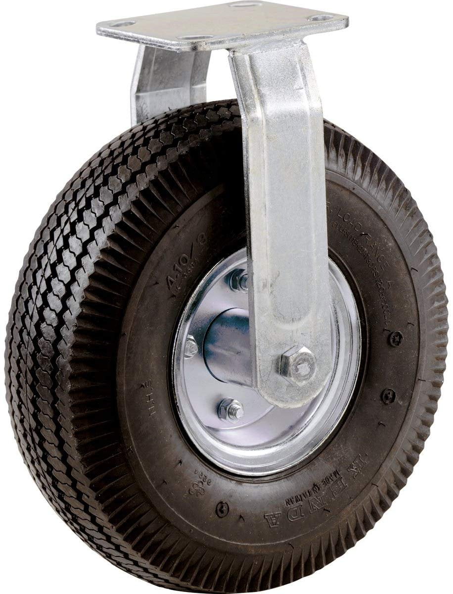 Harper Trucks Pneumatic Hand Truck Wheel with Ball Bearings and Steel Hub 10 Diameter x 31/2