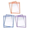 thumbnail image 2 of Miangastore Pochettes Effaçables à Sec en PVC Robustes Manches Effaçables à Sec Papeterie pour Enseignants 6 Ensembles, 2 of 8