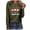 Olive Green, variant on WREESH Womens Fashion T-Shirts Christmas Shirts Crewneck Print Pullover Regular Fit Long Sleeve Tops Loose T-Shirt Blouse Casual Tops Olive Green