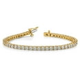 thumbnail image 3 of Primal Gold 14 Karat Two-Tone AA Diamond Tennis Bracelet, 3 of 5