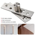 thumbnail image 3 of 360° Rotation Heavy Duty Door Pivot Hinge Stainless Steel Concealed Revolving Door Hinge Funiture Hardware, 3 of 11