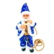 thumbnail image 2 of Cuerda de escalada eléctrica de Papá Noel, decoración navideña, estatuilla Musical decorativa, adorno de muñeco de peluche para estante de repisa, Azul, 2 of 8