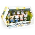 thumbnail image 7 of Honey Bee Acres Playground Pals – Includes 9 Miniature Flocked Animal Figures with Removable Outfits – Dollhouse Toy Set for Kids Ages 3+, 7 of 7