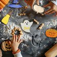 thumbnail image 4 of Juego de cortadores de galletas de Halloween: juego de cortadores de galletas de acero inoxidable con forma de calabaza, fantasma, murciélago y gato para decoraciones de fiesta de comida de Halloween, 4 of 5