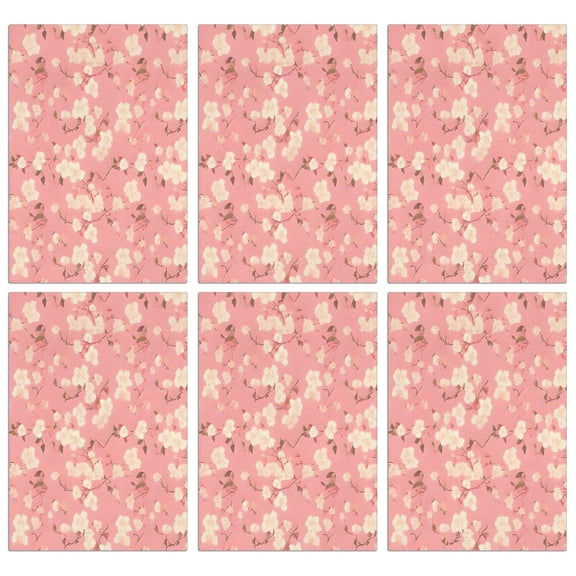 6 Pcs Funny Kitchen Towels,Pioneer Flower Floral Print Pattern Microfiber Dish Towels,Kitchen Tea Towels,Kitchen Towel Set (18" X 26")