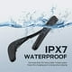 thumbnail image 4 of Monster Boomerang Altavoz Bluetooth con banda para el cuello, Altavoz para el cuello Bluetooth inalámbrico, tiempo de reproducción de 12 horas, sonido estéreo 3D verdadero, ropa de sonido portátil, IP, 4 of 5