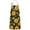 Black Green Leaf, variant on Black Yellow Sunflower Pattern Apron-Garden Aprons for Women with Pockets-Cotton Linen Waterproof Kitchen Cooking Gardening Aprons Adjustable for Kitchen,Cooking,BBQ and Salon 33x27 Inch