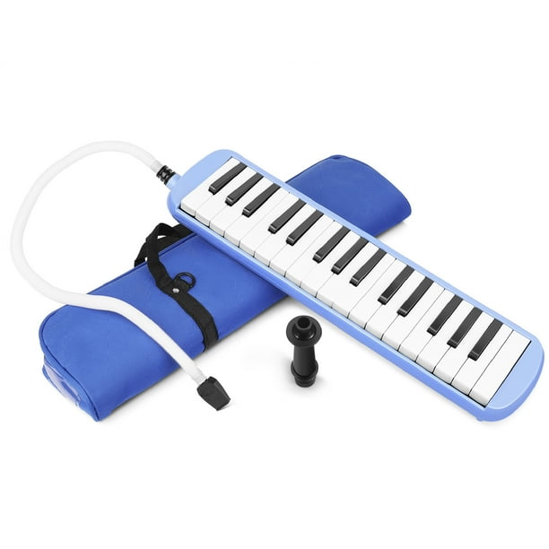 Melodica 32 Key (Blue) Pianica Blow Piano Keyboard Harmonica Wind