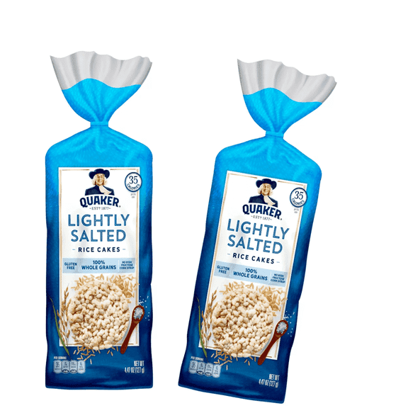 Quaker Lightly Salted Gluten Free Rice Cakes - 4.47oz pack of 2