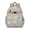 Beige-11, variant on Floral Dog Design Backpack Watercolor Puppy Pattern with Geometric Patterns for Student