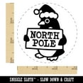 thumbnail image 2 of Christmas Penguin Going to North Pole Self-Inking Rubber Stamp Ink Stamper - Yellow Ink - Small 3/4 Inch, 2 of 7